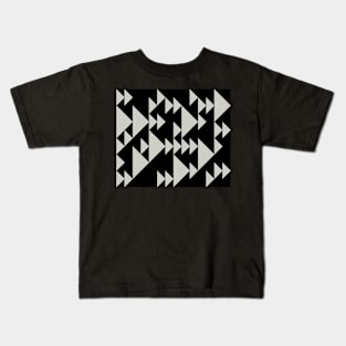 Triangles Geometric Pattern Kids T-Shirt